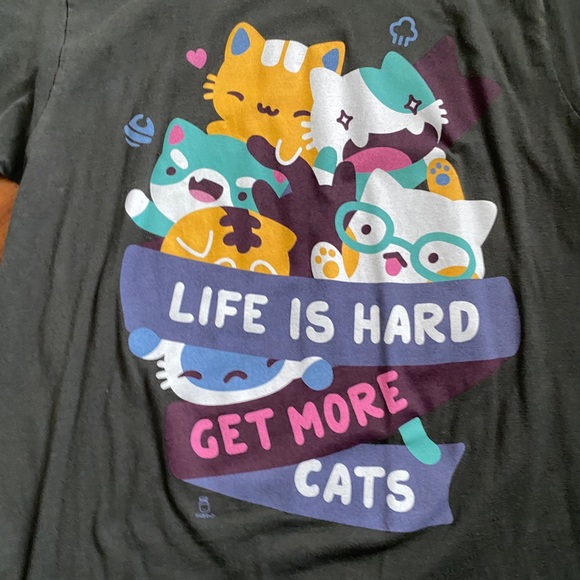 Milkbun Indie Small Business Cat Tee Shirt For Fans By Fans - Picture 5 of 5